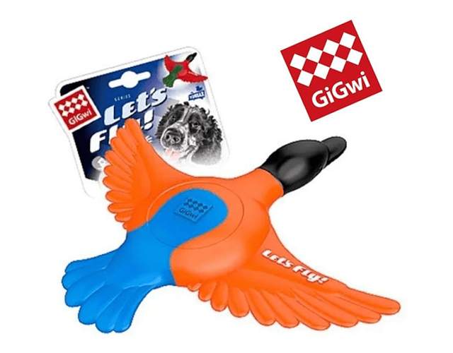 Frisbee Gigwi Pato Con Sonido Naranjo/azul - Codystore