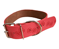 Collar De Cuero Para Perros Medianos O Grandes / Huesitos