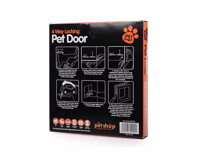 Puerta Para Mascota Perro Y Gato Patio Petdoor / Codystore