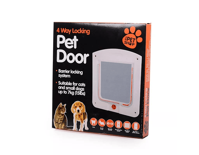 Puerta Para Mascota Perro Y Gato Patio Petdoor / Codystore