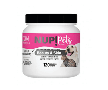 Nup! Pets Suplemento Premium Beauty & Skin Para Perro, Gato