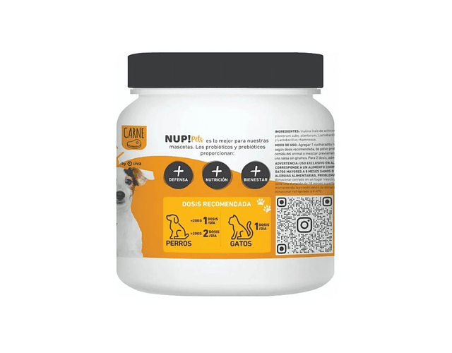 Nup! Pets Suplemento Pre & Probióticos Perro Y Gato - Carne