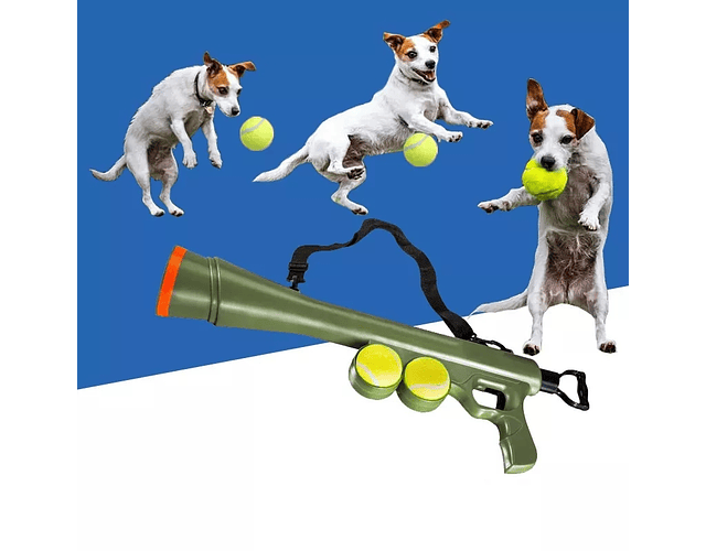 Lanzapelotas Bazooka 9 Para Mascotas Perros - Codystore