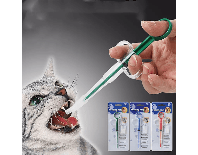 Jeringa Dosificador De Medicamentos Para Gatos Mascotas - Cs