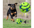 Pelota Solida Con Sonido Para Mascotas Perros Wobble Wag Cs