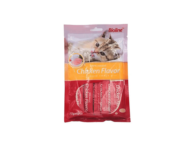 Churu Bioline Para Gatos Snack Cremoso Chicken Flavor - Cs