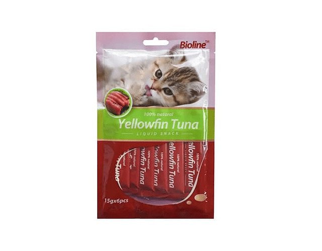 Churu Bioline Para Gatos Snack Cremoso Yellowfin Tuna - Cs