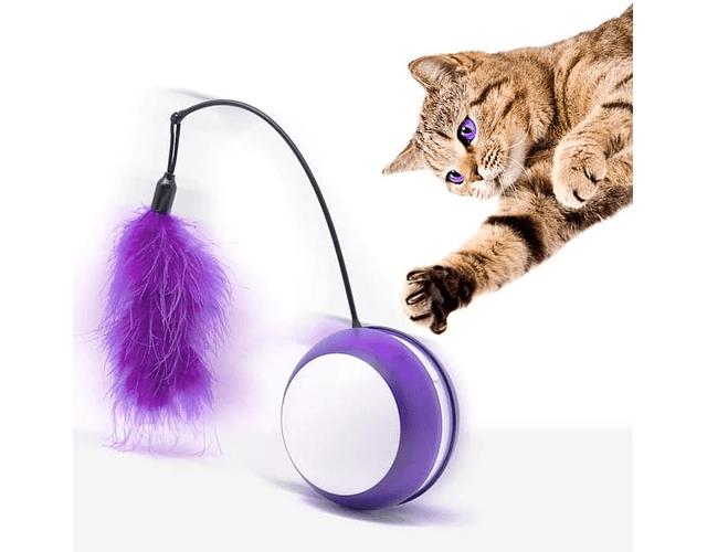 Pelota Bola Eléctrica Inteligente Sonido Realista Para Gatos