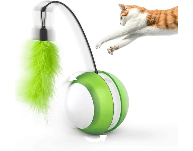 Pelota Bola Eléctrica Inteligente Sonido Realista Para Gatos