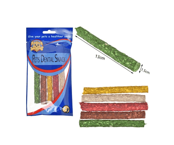 Palitos Para Perros Mascotas Dental Snack Colores - Cs