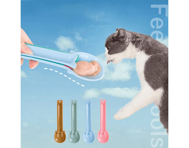 Cuchara Para Churús Alimentador De Mascotas Perros Y Gatos