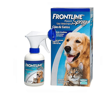 Frontline Spray 250ml Perro Gato Antiparasitario Externo Cs