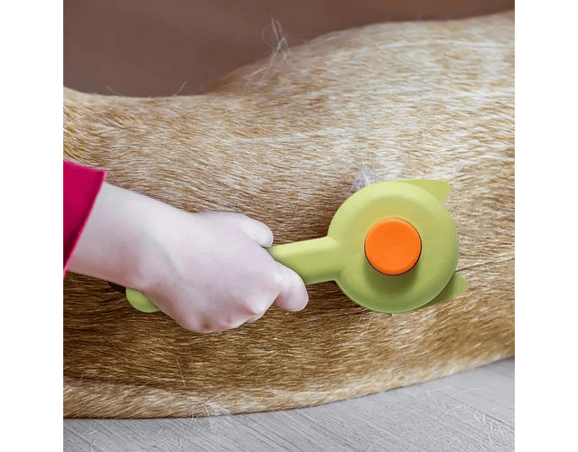 Cepillo Elimina Pelo Gato, Perro, Mascota Con Botón Limpieza