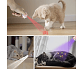 Laser Para Gatos Patita Proyector Multipatron + Carga Usb