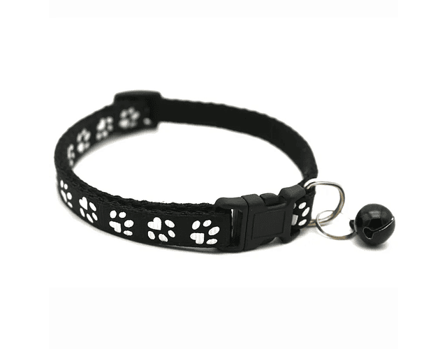 Collar De Nylon Ajustable Y Cascabel Mascotas Perro Y Gato