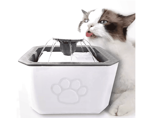 Bebedero Para Gatos Con Filtros, Bebedor Fuente Eléctrica