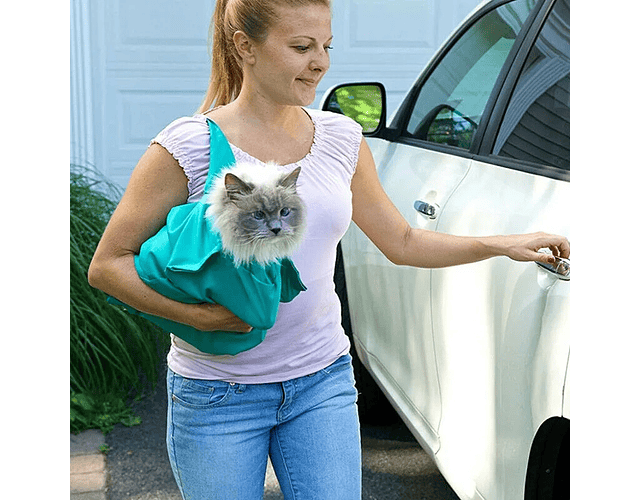 Mochila Morral Transporte Mascotas Perros Gatos Ajustable