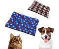 Cama Colchon Para Mascotas Perros Gatos 60x80cm Talla M