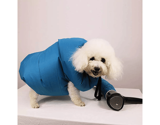 Pack Saco + Secador Portátil Para Pelo Mascotas Perros Gatos