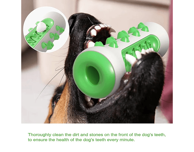 Juguete Hueso Limpia Dientes Masticable Porta Snack Mascotas