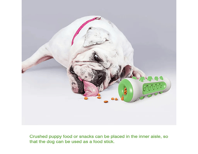 Juguete Hueso Limpia Dientes Masticable Porta Snack Mascotas