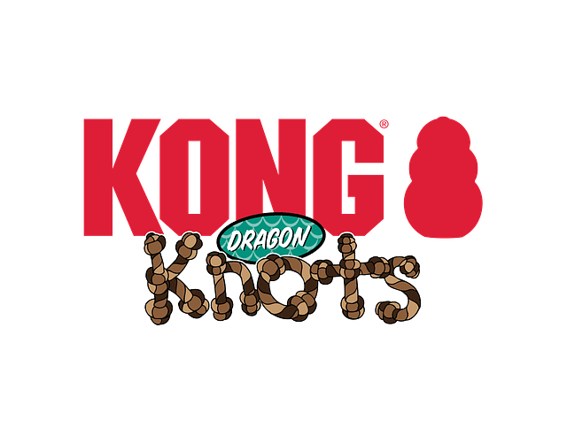 Kong Peluche Dragon Knots Juguete Mascotas M / L
