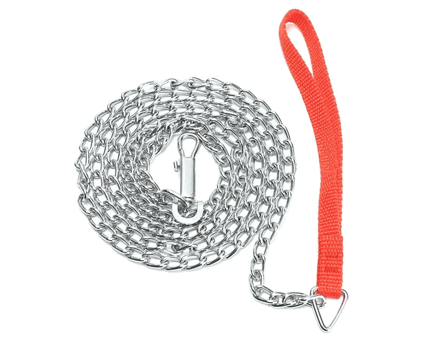 Cadena Correa De Acero Para Perros Talla M / Codystore