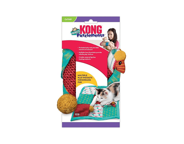 Kong Cat Juguete Puzzlements Pockets