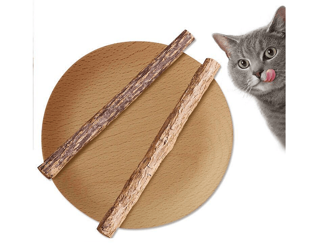 Snack Dental Ramas Stick Catnip Bioline Para Mascotas Gatos
