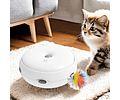 Juguete Para Gatos Robot Inteligente Plumas Interactivas Cs