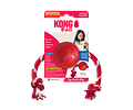 Kong Ball With Rope Juguete Para Tu Mascota Talla S / M