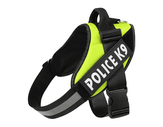 Arnés Police K9 Reforzado Para Perros Grandes L - Xl - Xxl