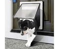 Puerta Abatible Talla M Para Perro Gato Mascotas Codystore