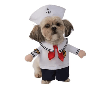 Disfraz Para Perros Y Gatos Diseño Marino Halloween Mascotas