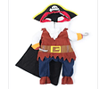 Disfraz Para Perro Y Gatos Diseño Pirata Halloween Mascotas