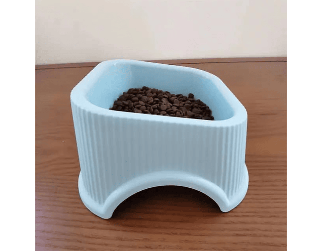 Bowl Cuenco Cuadrado Plato Inclinado Para Gatos - Codystore