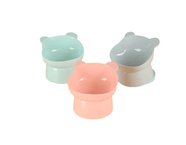 Cuenco Bowl Plato Inclinado Elevado Para Perro Gatos Mascota