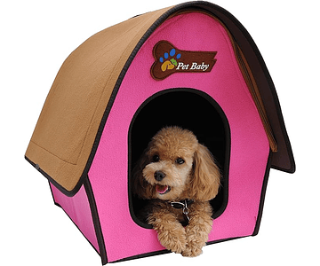 Casa Cama Plush Iglú Nido Cama Plegable Mascota Perros Gatos