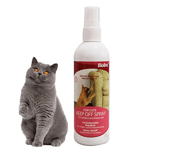 Repelente Para Gatos Keep Off Spray Bioline Para Interiores