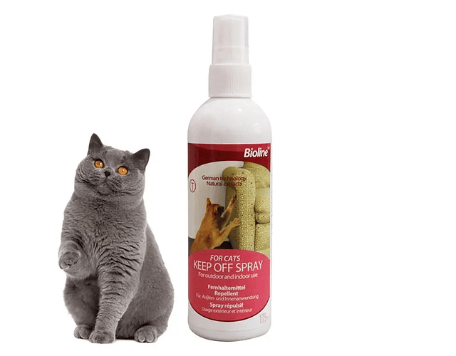 Repelente Para Gatos Keep Off Spray Bioline Para Interiores