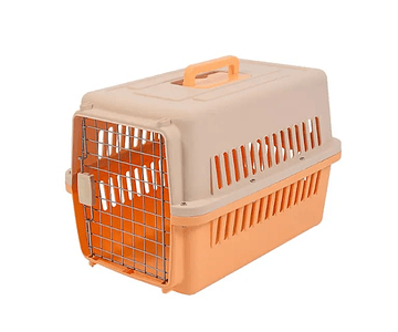 Caja Canil Transportadora Perro Gatos Jaula Viaje 48 X 32 Cm