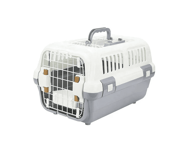 Caja Canil Transportadora Ventilación Perro Gatos 46 X 31 Cm