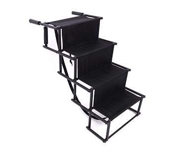 Escalera Plegable Para Perros Viaje Mascotas De 4 Peldaños