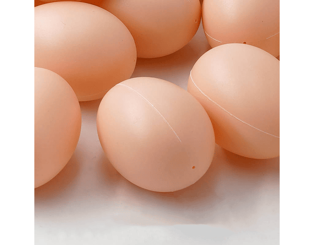 Huevos de plástico de gallina