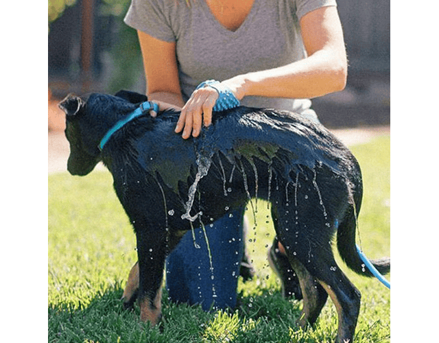 Manguera Con Cepillo Para Bañar Perros Gatos Ducha Mascotas