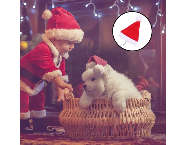 Gorro Navideño Para Mascotas Perros, Gatos Disfraz Navidad