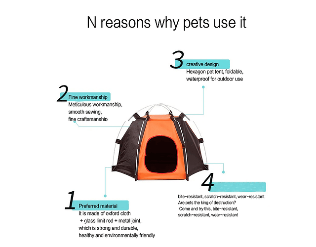 Carpa Para Perros O Gatos Cachorros Casa Camping Mascotas