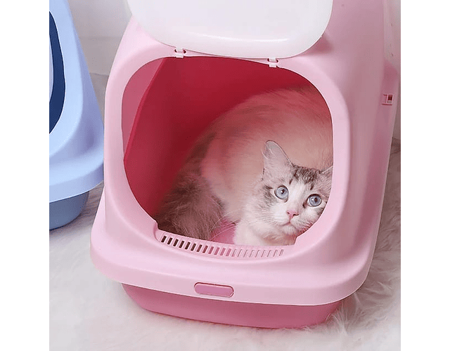 Baño Sanitario Gato Arenero Cerrado Grande Gatos Con Pala