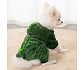 Pijama Perros Gatos Ropa Calida De Invierno Dormir Mascotas