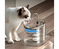 Bebedero Fuente Agua Filtro Dispensador Gato Perro 1.8 Litro